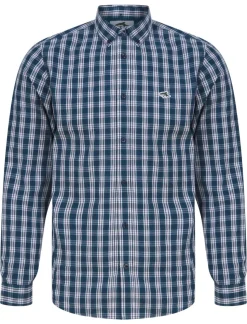 Le Shark Majolica Blue Check Shirt