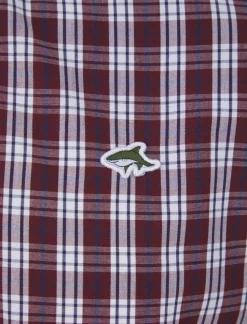 Le Shark Red Mahogany Check Shirt