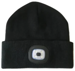LED Beanie Hat Black