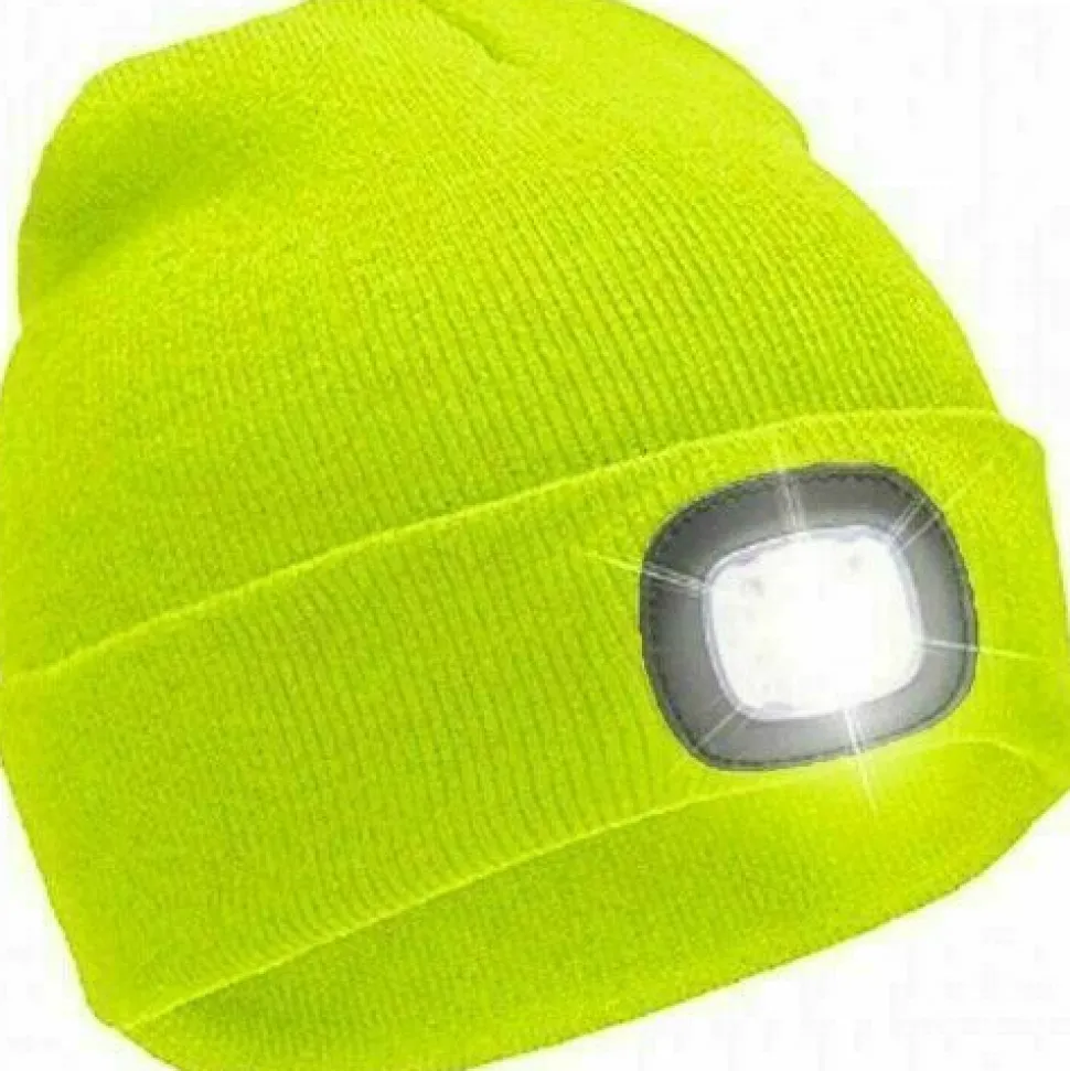 LED Beanie Hat Yellow