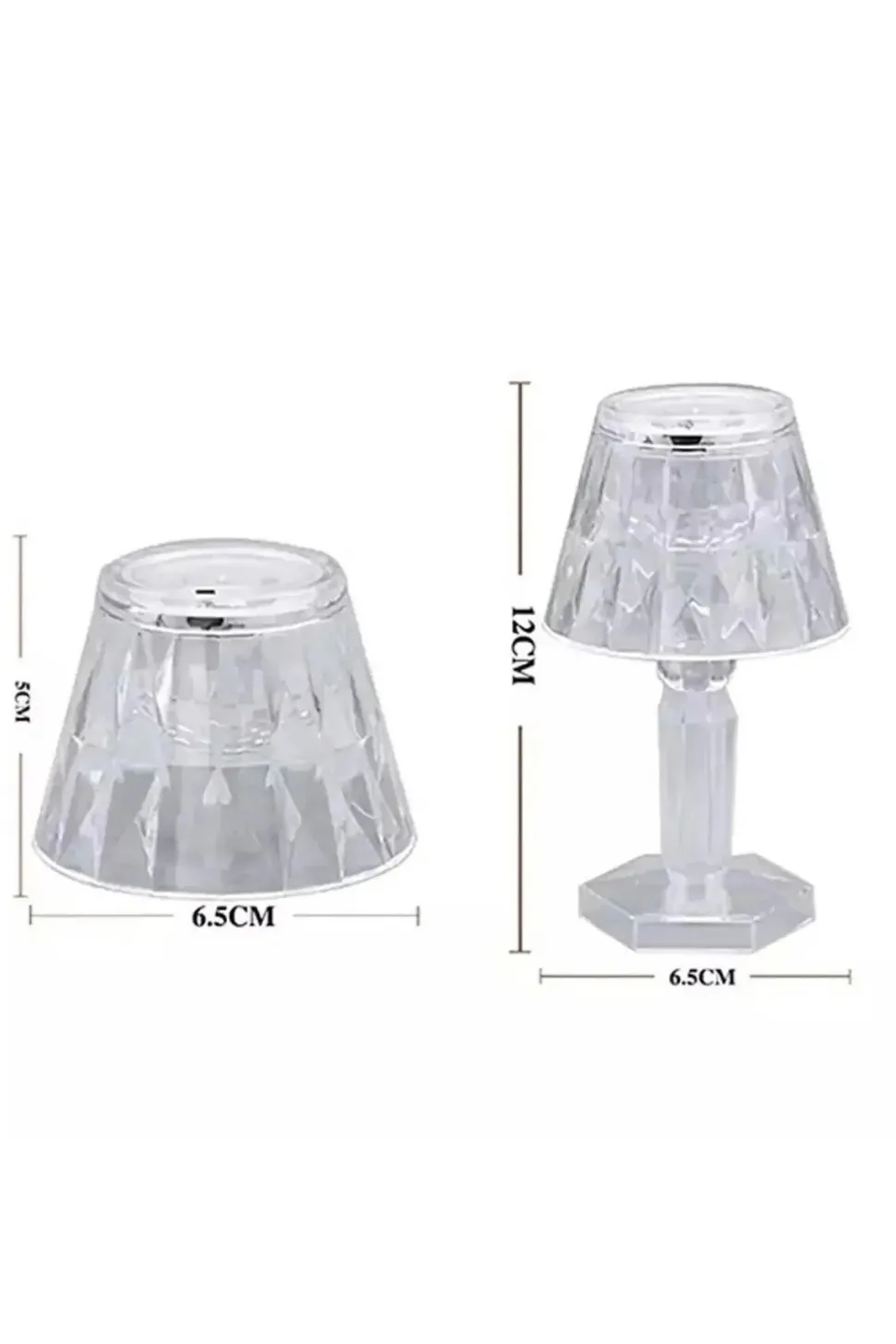 Led Diamond Table Lamp 6.5x12cm