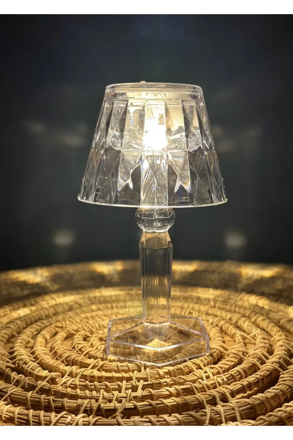 Led Diamond Table Lamp 6.5x12cm