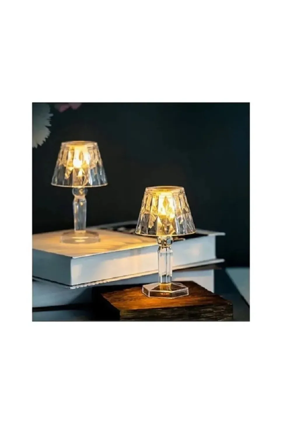 Led Diamond Table Lamp 6.5x12cm