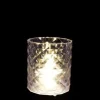 Led Diamond Tea Light Holder 5x6cm