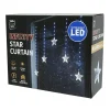 LED Infinity Stars Curtain Lights White