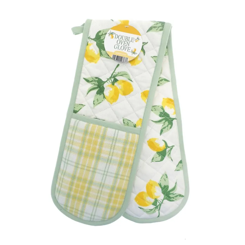 Lemons Double Oven Glove