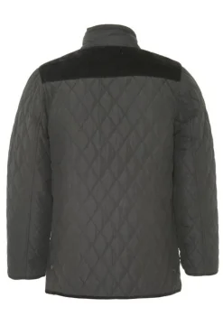 Lewis Diamond Quilted Jacket Black by Champion