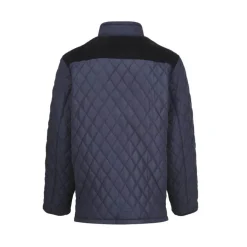 Lewis Diamond Quilted Jacket Navy by Champion