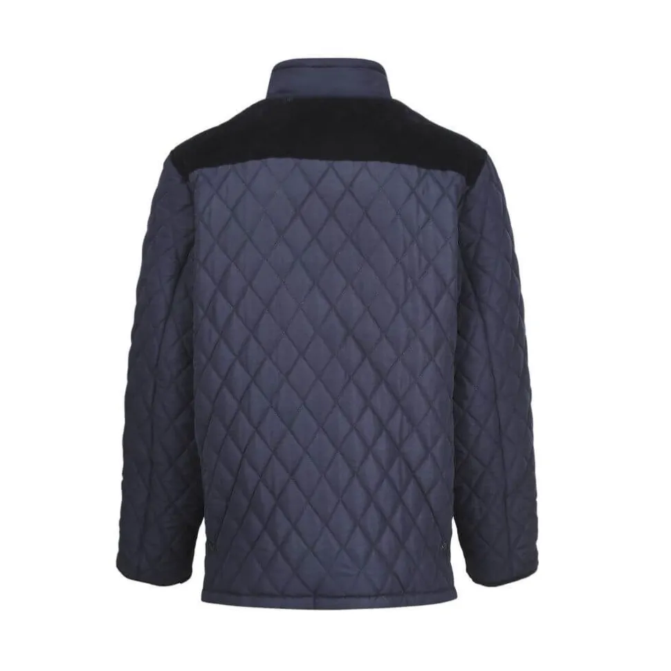 Lewis Diamond Quilted Jacket Navy by Champion