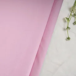 Light Pink 100% Cotton Plain Poplin Fabric - Price by the Metre