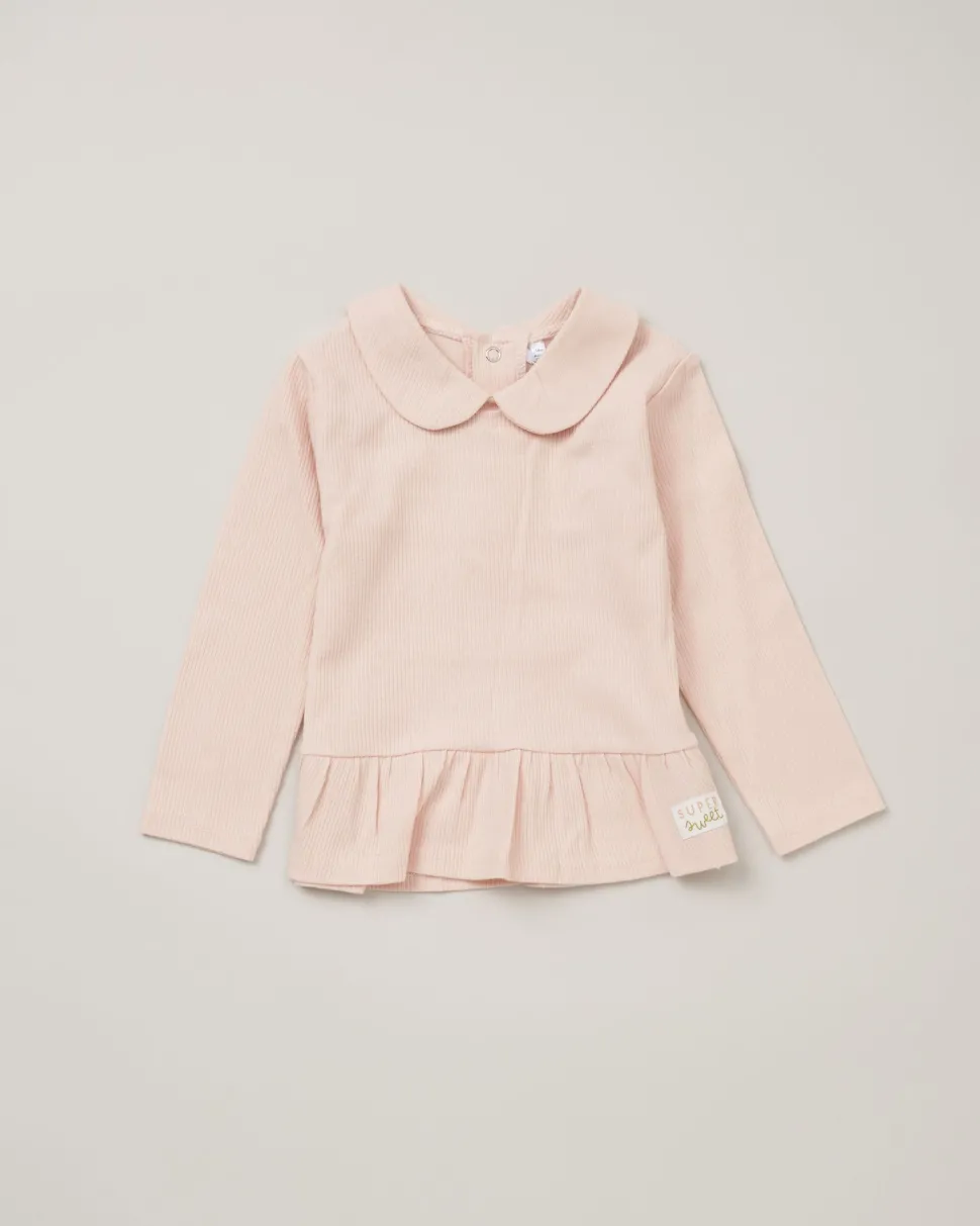 Lily & Jack Faux Fur Gilet 3-Piece Pink Apple Outfit Set