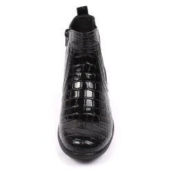 Linda Croc Women's Comfort Walk Boots Black