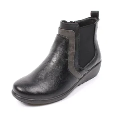 Linda Women's Comfort Walk Boots Black