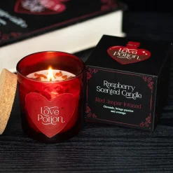 Love Potion Raspberry Crystal Chip Candle