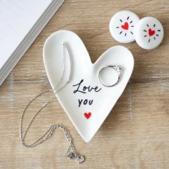 Love You Heart Trinket Dish