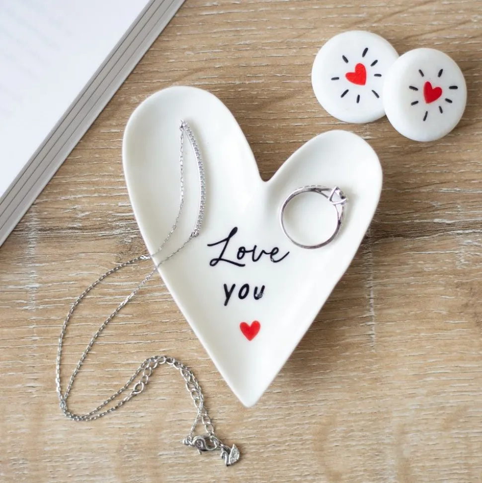 Love You Heart Trinket Dish