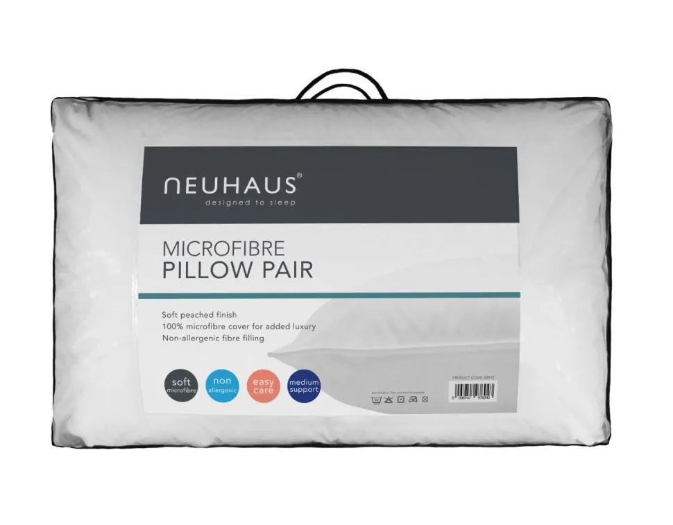 Luxury 2 Pack Microfibre Pillow by Neuhaus - Made in Ireland