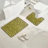 Luxury Bath Mat Set Ochre