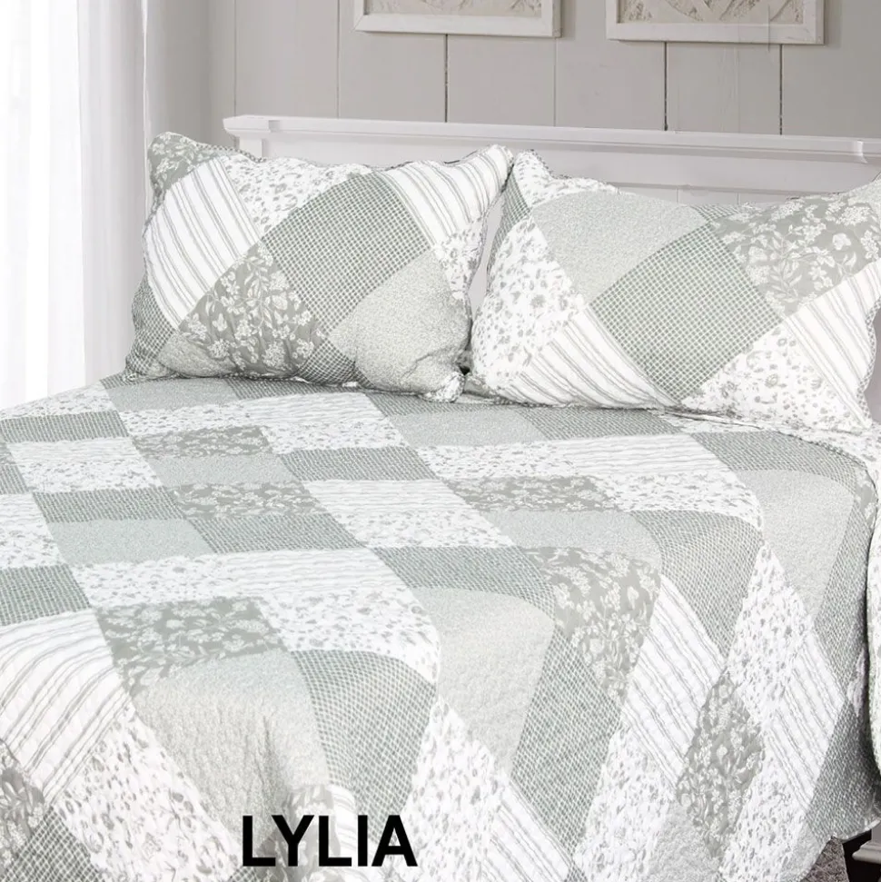 Lylia Patchwork Bedspread/Throw