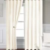 Lynton Eyelet Readymade Curtains Cream