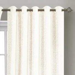 Lynton Eyelet Readymade Curtains Cream