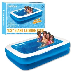 2.62m Garden Inflatable Rectangular Swimming Pool
