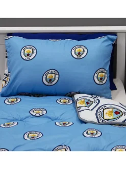 Manchester City Coverless 10.5 Tog Reversible Single Duvet - Bedding Set