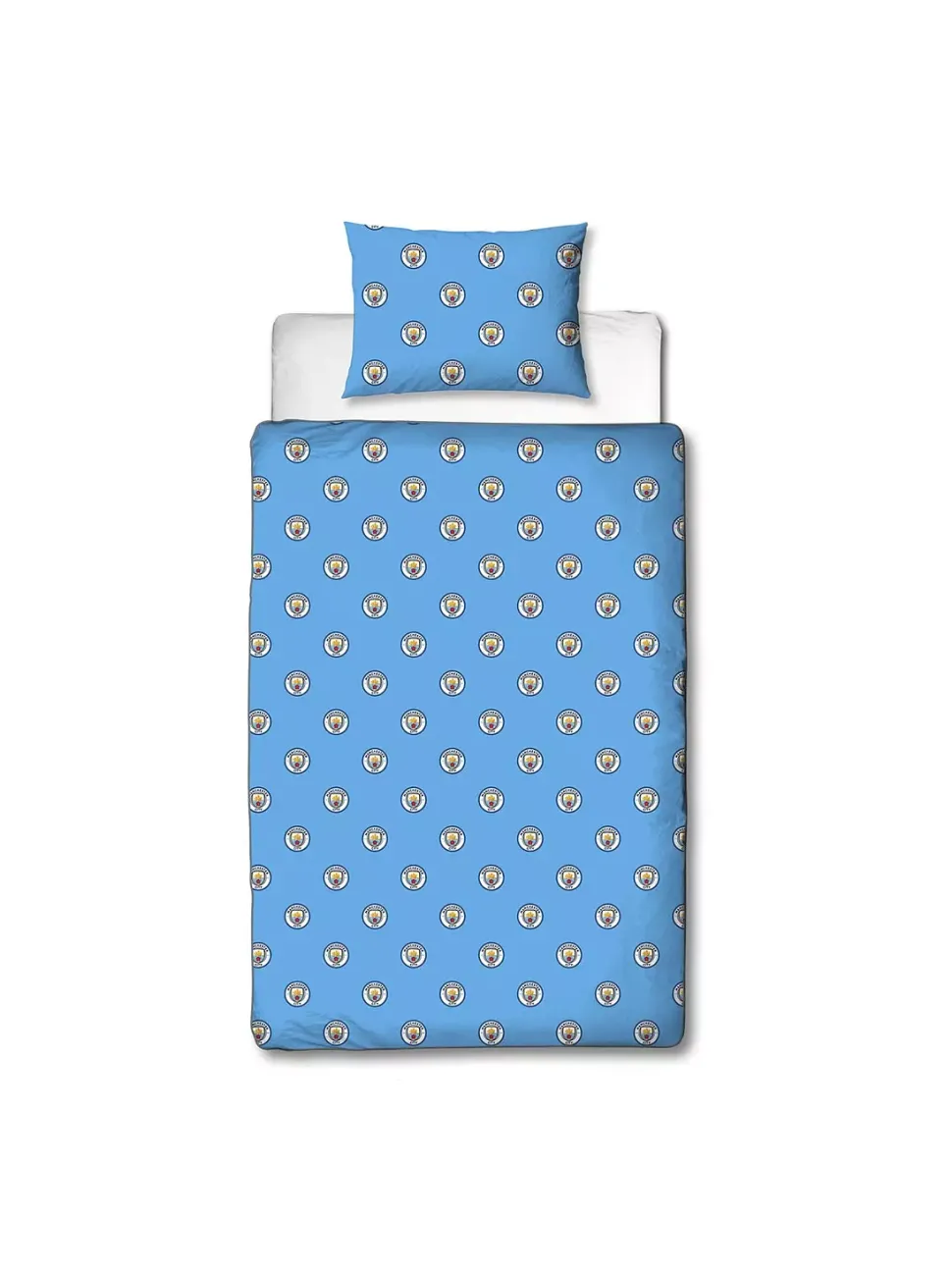 Manchester City Coverless 10.5 Tog Reversible Single Duvet - Bedding Set