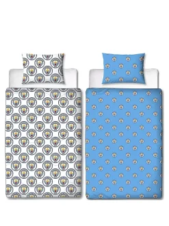 Manchester City Coverless 10.5 Tog Reversible Single Duvet - Bedding Set