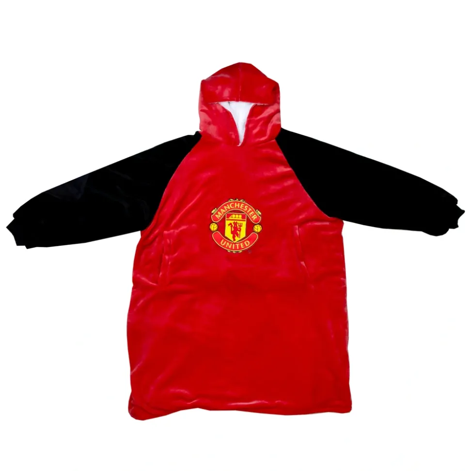 Manchester United FC Hugzee Wearable Fleece Hoodie – Large