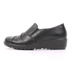 Mandy Women's Comfort Walk Slip On Shoes Black