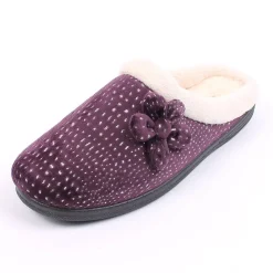 Margo Women's Comfort Walk Slippers Plum