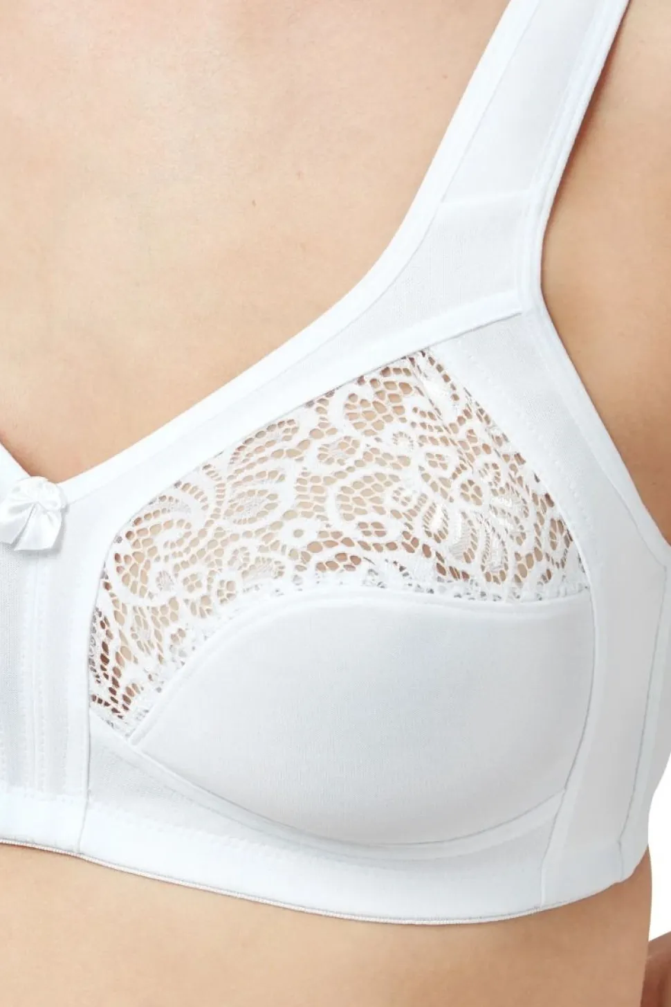 Marisa Lace Panel Firm Control Non-Wired Bra by Marlon