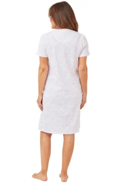 Marlon Floral Print Pink 100% Cotton Nightdress