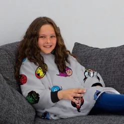 Marvel Comic Hugzee Hooded Blanket Medium