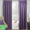 Matrix Grape Thermal Tape Top Curtains