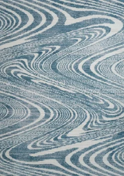 Mavira Swirl Blue Rug 80x150 cm