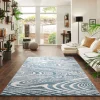 Mavira Swirl Blue Rug 160x220 cm