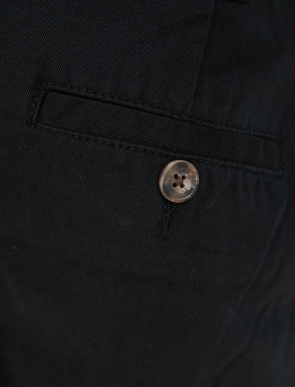 Men's 100% Cotton Chinos Black