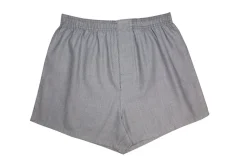 Men's 100% Cotton De Lucca 3 Pack Boxers Grey Mix