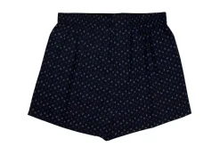 Men's 100% Cotton De Lucca 3 Pack Boxers Blue Mix