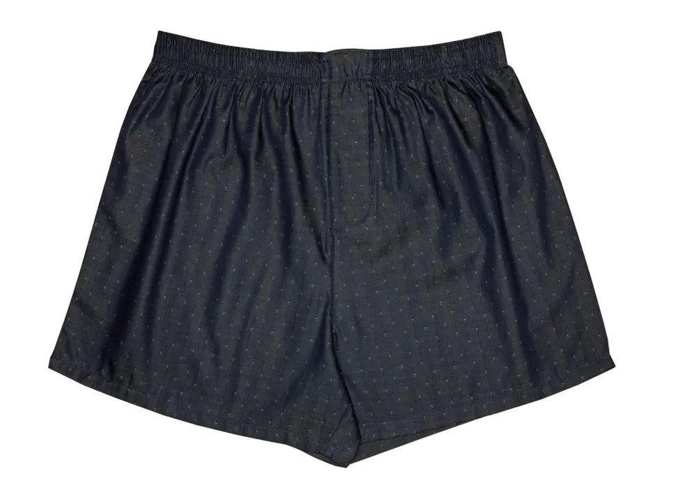 Men's 100% Cotton De Lucca 3 Pack Boxers Dark Green Mix