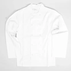 Mens 100% Cotton White Chef Jacket