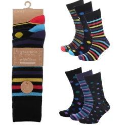 Men's 3 Pack Bamboo Socks
