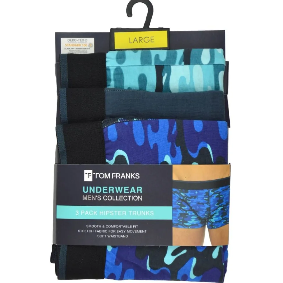 Men's 3 Pack Camouflage Boxers