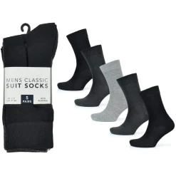 Men's 5 Pack Classic Suit Socks