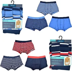 Men's 3 Pack Hipster Boxers Assorted