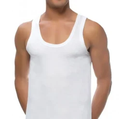 Mens 2 Pack Tank Top White