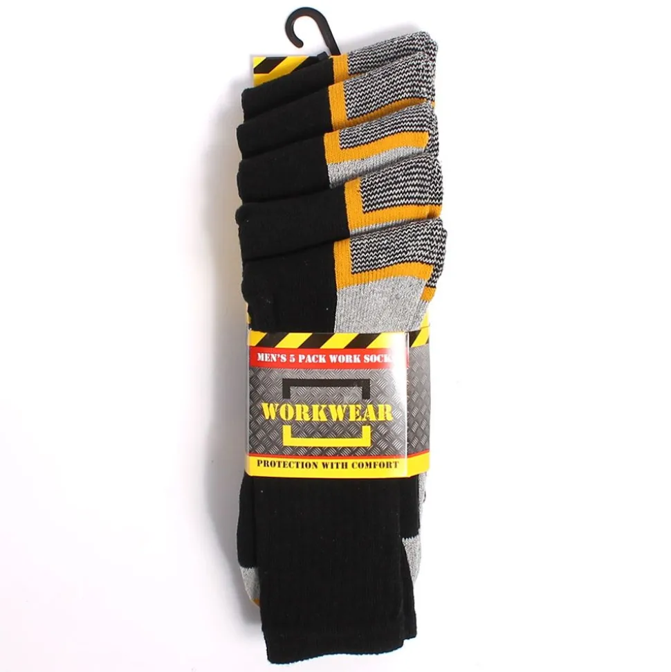 Men's 5 Pack Work Socks