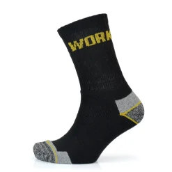Men's 3 Pack Work Socks Black